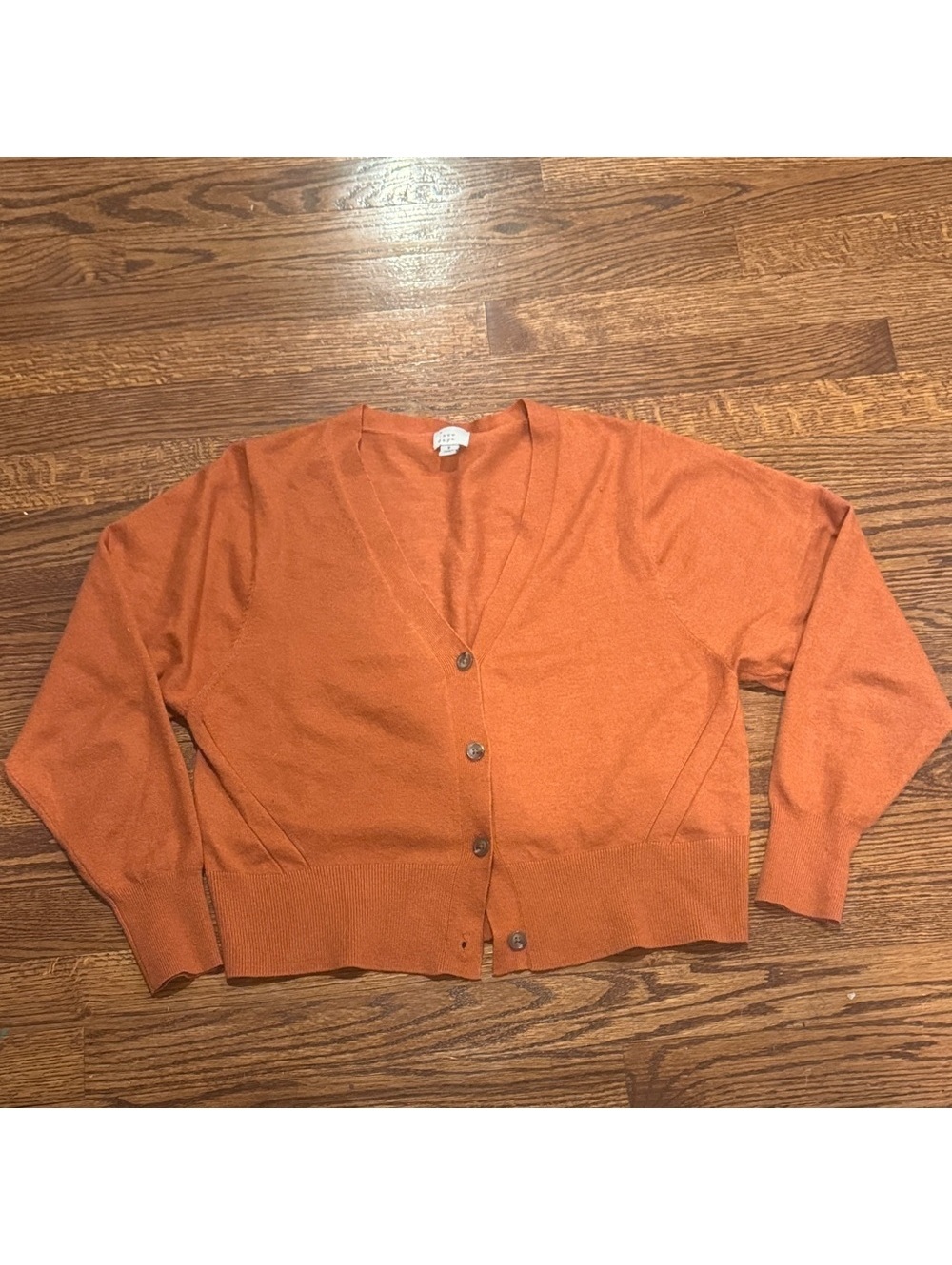 A New Day Cardigan Size Small in Burnt Orange